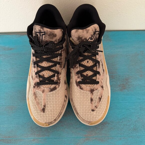 Jordan Tatum 1 Tunnel Mens Fossil Tan Black Seasame Size 10.5 - Picture 2 of 10